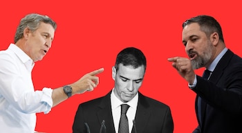 Alberto Núñez Feijóo (izquierda), Pedro