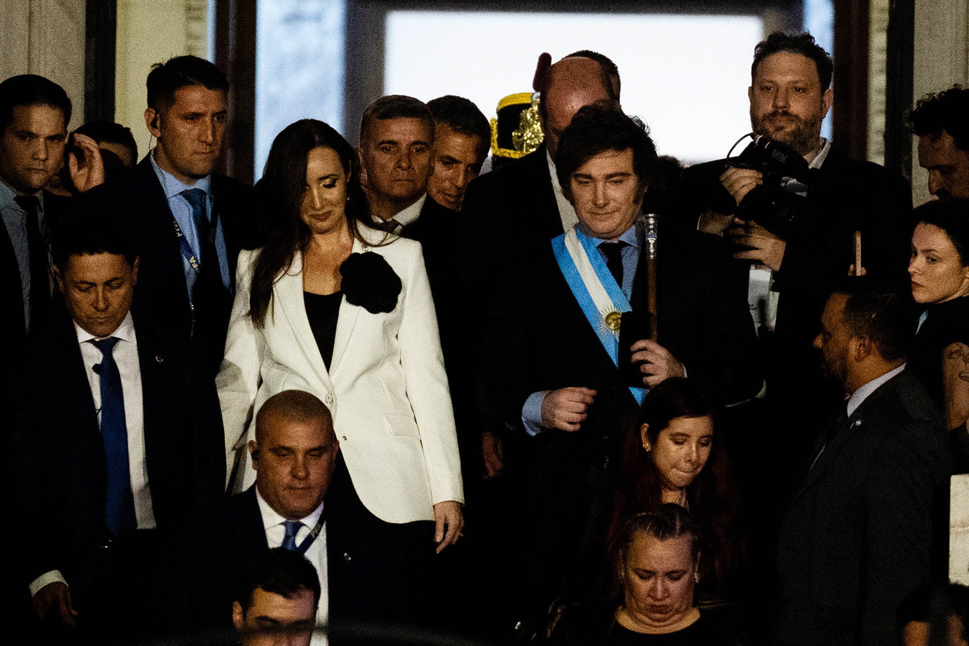 Javier Milei y Victoria Villarruel en la apertura de sesiones de 2025