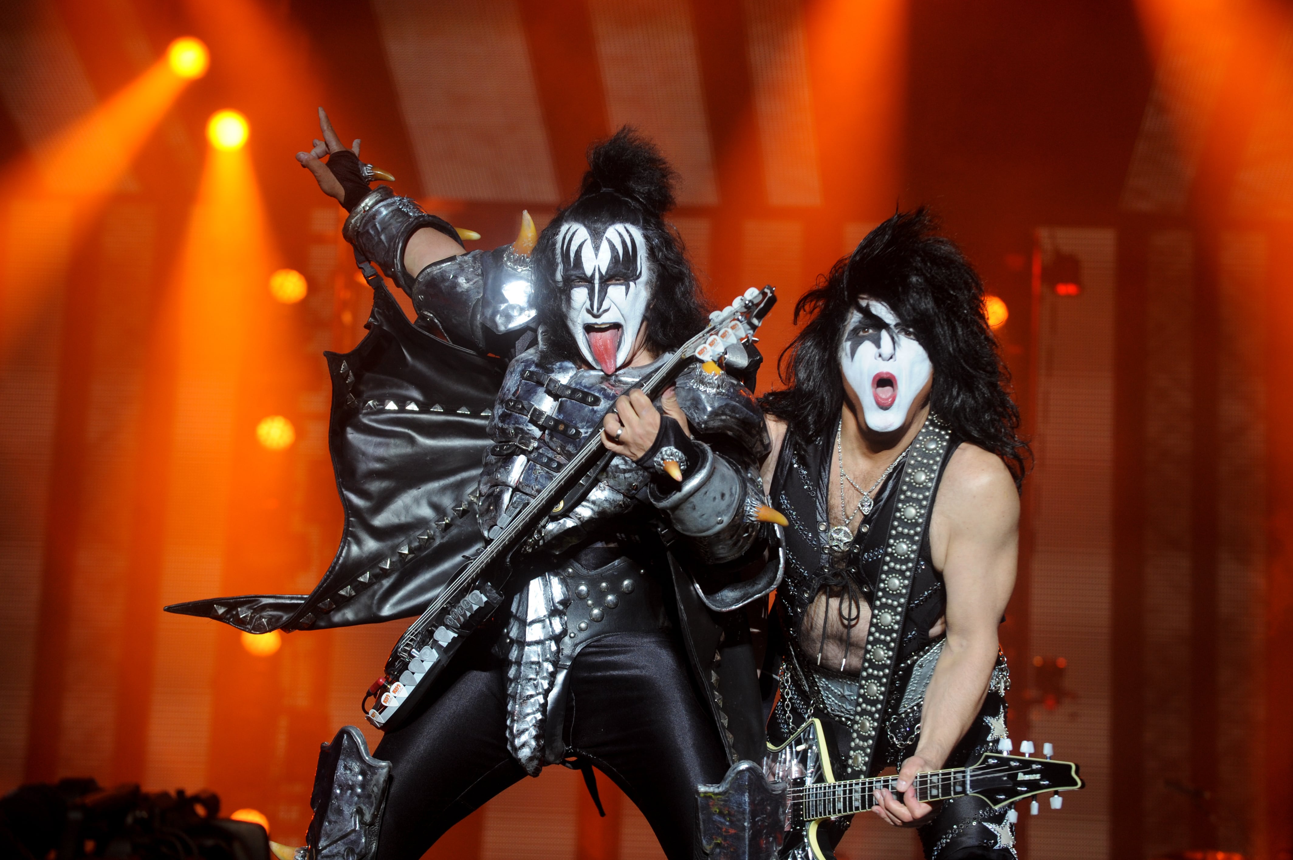 Gene Simmons y Paul Stanley mantienen proyectos musicales y empresariales tras el cierre de la gira. (CAMERA PRESS/Mark Shenley)