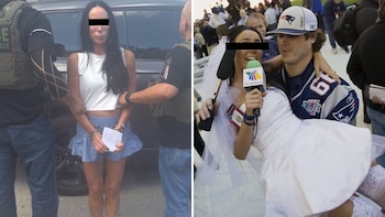 Inés Gómez Mont y la vez que le pidió matrimonio a Tom Brady durante el Super Bowl de 2008