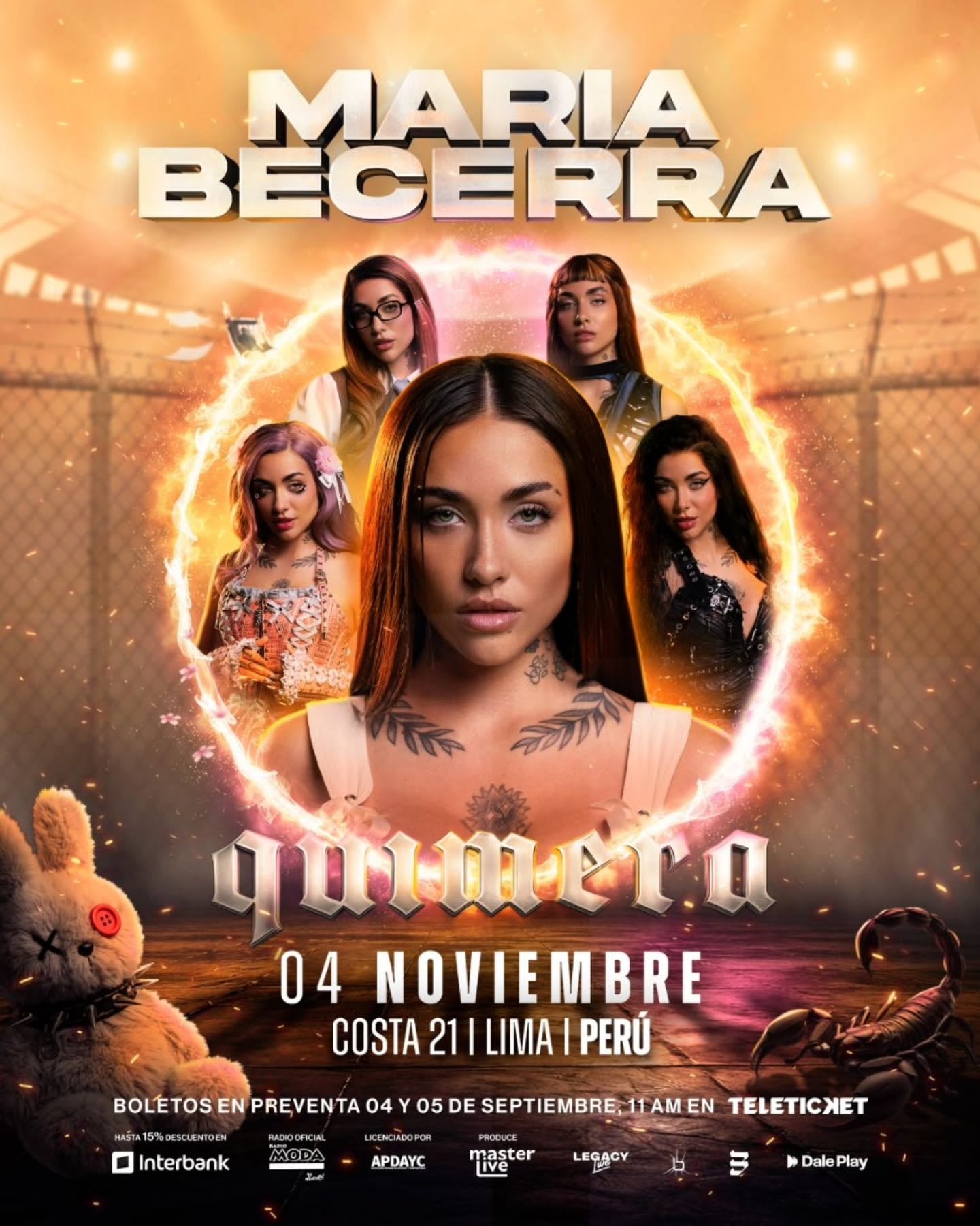 Concierto de María Becerra en Perú: fecha y lugar
