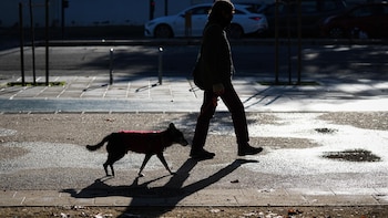 Una masa de aire frío