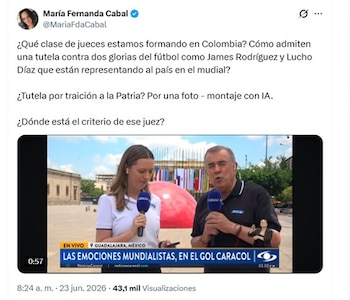 - crédito @MariaFdaCabal/X