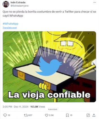 memes caída whats México