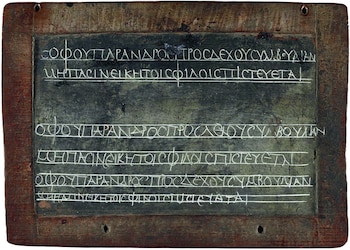 Tablilla de madera encerada (siglo