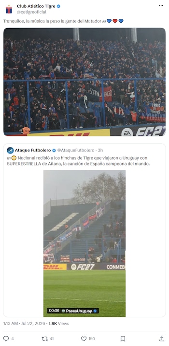 Respuesta de Tigre a la canción Superestrella