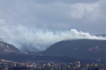 Humo en medio de las
