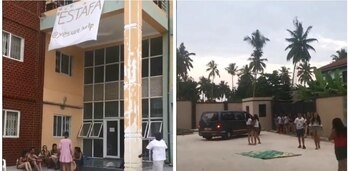 Protestas de los 'helpers' de