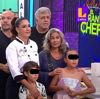 Tilsa Lozano estuvo acompañada de su esposo Jackson Mora y sus dos hijos en la final de ‘El Gran Chef Famosos’.