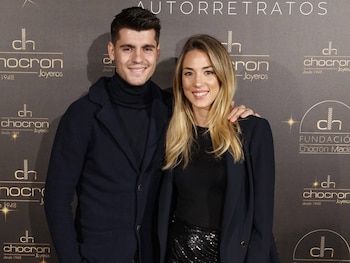 Alice Campello y Álvaro Morata,