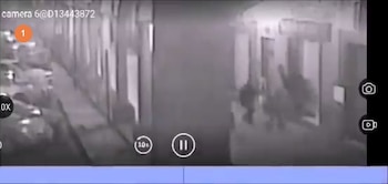 Cámaras de seguridad registraron el