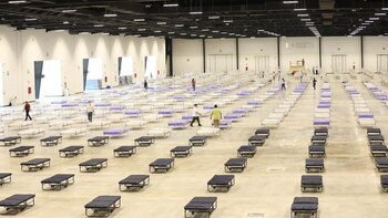 Yucatán se refuerza ante el coronavirus: habilitaron en centro de convenciones un hospital temporal para pacientes en estado crítico