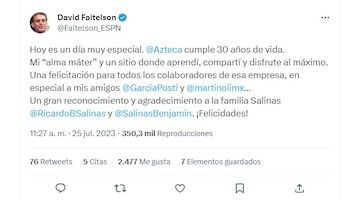 Faitelson recordó su paso por