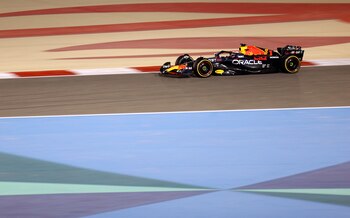 El campeón Max Verstappen