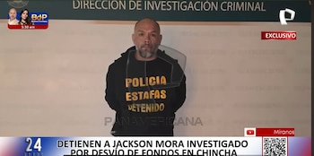 Allanan vivienda de Jackson Mora durante operativo por presunto millonario desvío de fondos municipales. Captura: 24 horas.