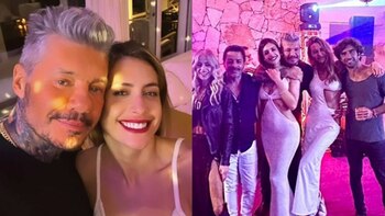 Milett Figueroa y Marcelo Tinelli pasaron el Año Nuevo en Punta del Este, en Uruguay. Instagram/@marcelotinelli