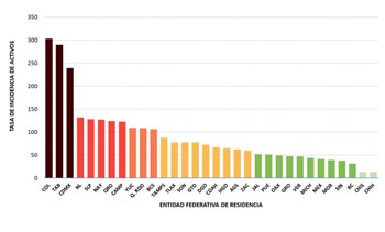 Gráfica: (Secretaría de Salud)