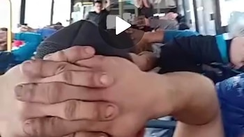 El momento de la detención