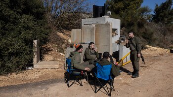 Soldados israelíes de la Brigada