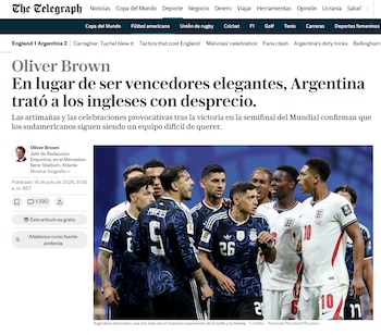 El artículo en el diario The Telegraph