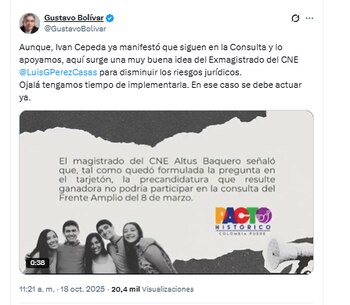 El exdirector del DPS Gustavo