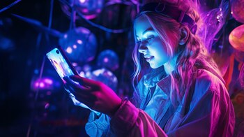 Una joven se sumerge en