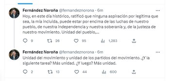 Al igual que Sheinbaum, Fernández