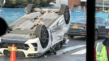 Accidente de tránsito generó congestión