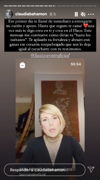 Tomada de Instagram @claudiabahamon