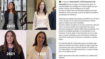 El posteo de María Eugenia