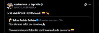 Abelardo de la Espriella - crédito @ABDELAESPRIELLA/X