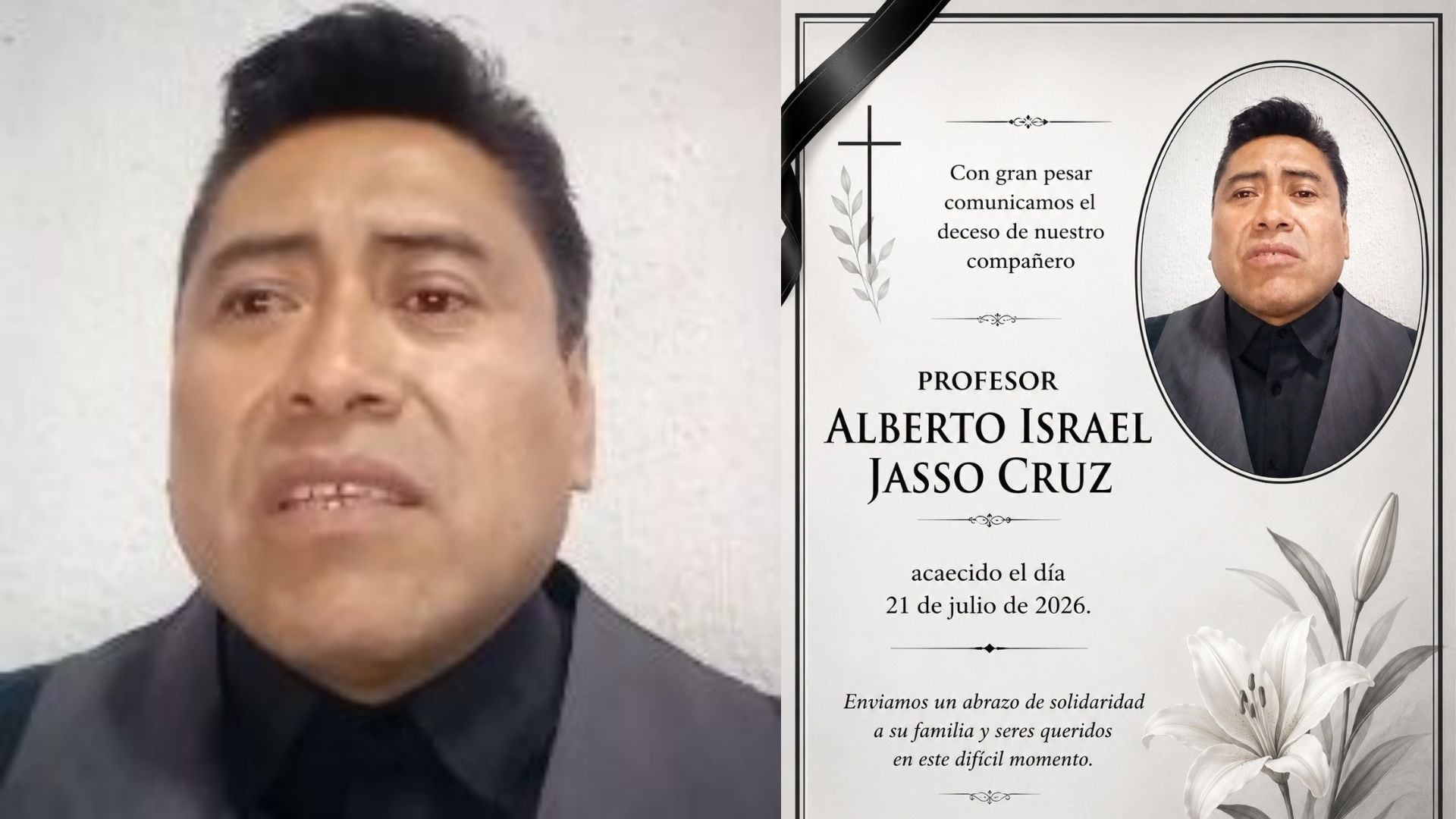 Suicidio docente IEMS CDMX Alberto Israel Jasso Cruz (especial)