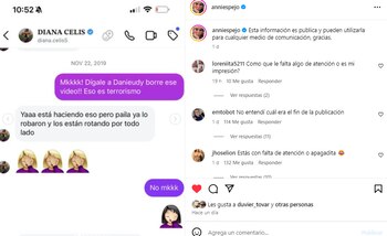 La creadora de contenido mostró