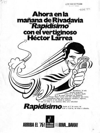 Publicidad de "Rapídisimo"