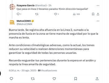 (X/ @MetroCDMX)