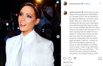 El relato de Kate Beckinsale