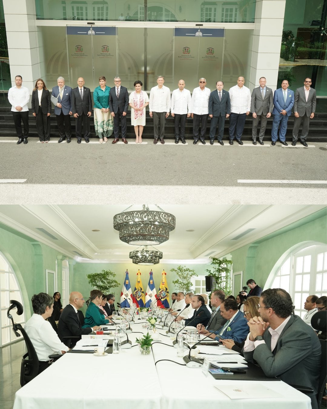Las autoridades de Ecuador y República Dominicana impulsan oportunidades para empresas en el sector energético, destacando el campo de gas natural ‘Amistad’. (Foto cortesía Cancillería de República Dominicana)