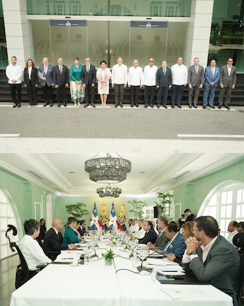 Las autoridades de Ecuador y República Dominicana impulsan oportunidades para empresas en el sector energético, destacando el campo de gas natural ‘Amistad’. (Foto cortesía Cancillería de República Dominicana)