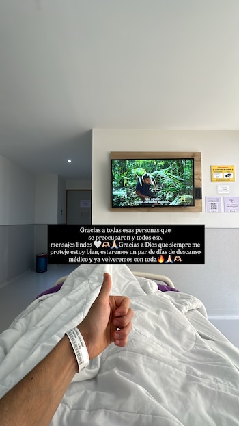 El participante se pronunció en redes tras su caída en el reality y aseguró que está bien. IG