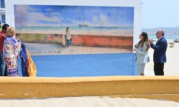 La playa de Algeciras en la que se encuentran los dos chiringuitos favoritos de Malú (Europa Press)