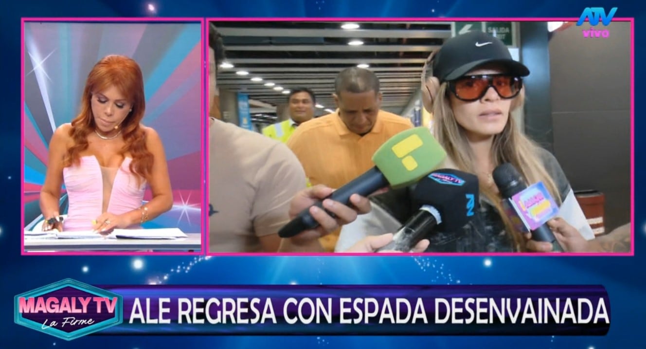 Magaly Medina explota contra Alejandra Baigorria: “No sabe cómo tomar una decisión”. Captura: Magaly TV La Firme.