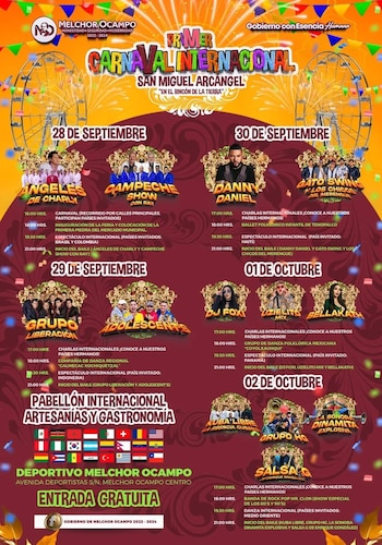 Programa del Primer Carnaval Internacional