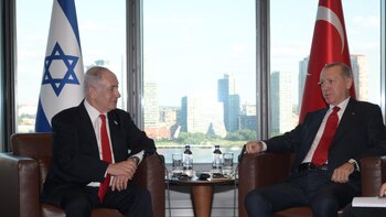 Benjamín Netanyahu y Recep Tayip