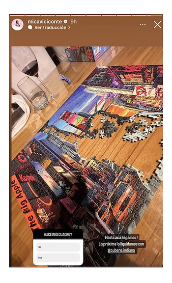 Mica Viciconte mostró el plan