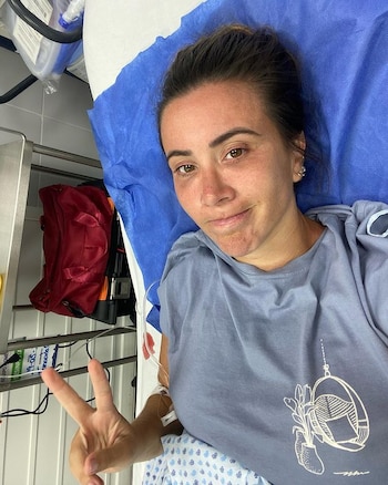 Mariazel estuvo por horas en