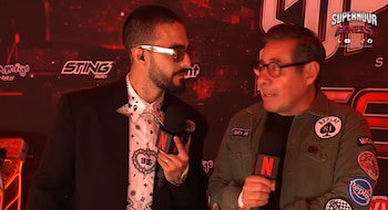 Jordi Rosado en la alfombra roja del Supernova Génesis (YouTube/ Supernova: Genesis)