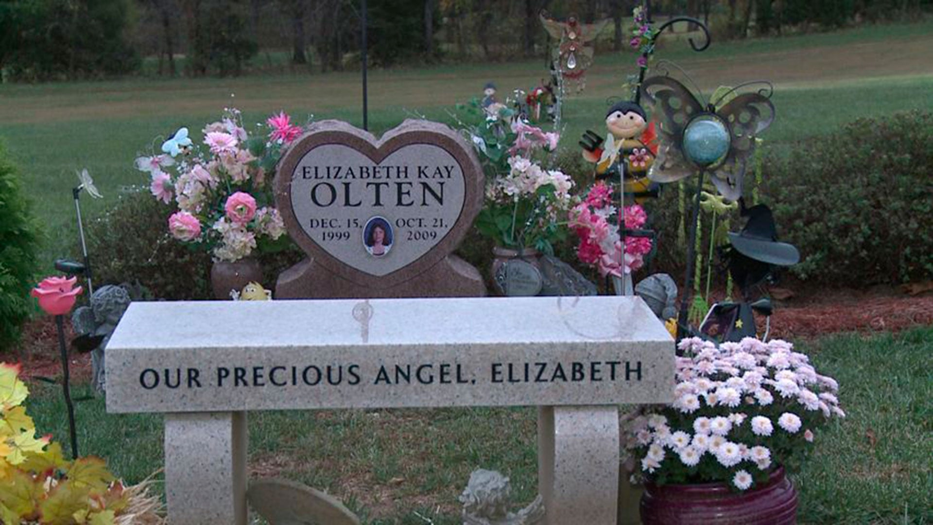La tumba de Elizabeth Olten.
