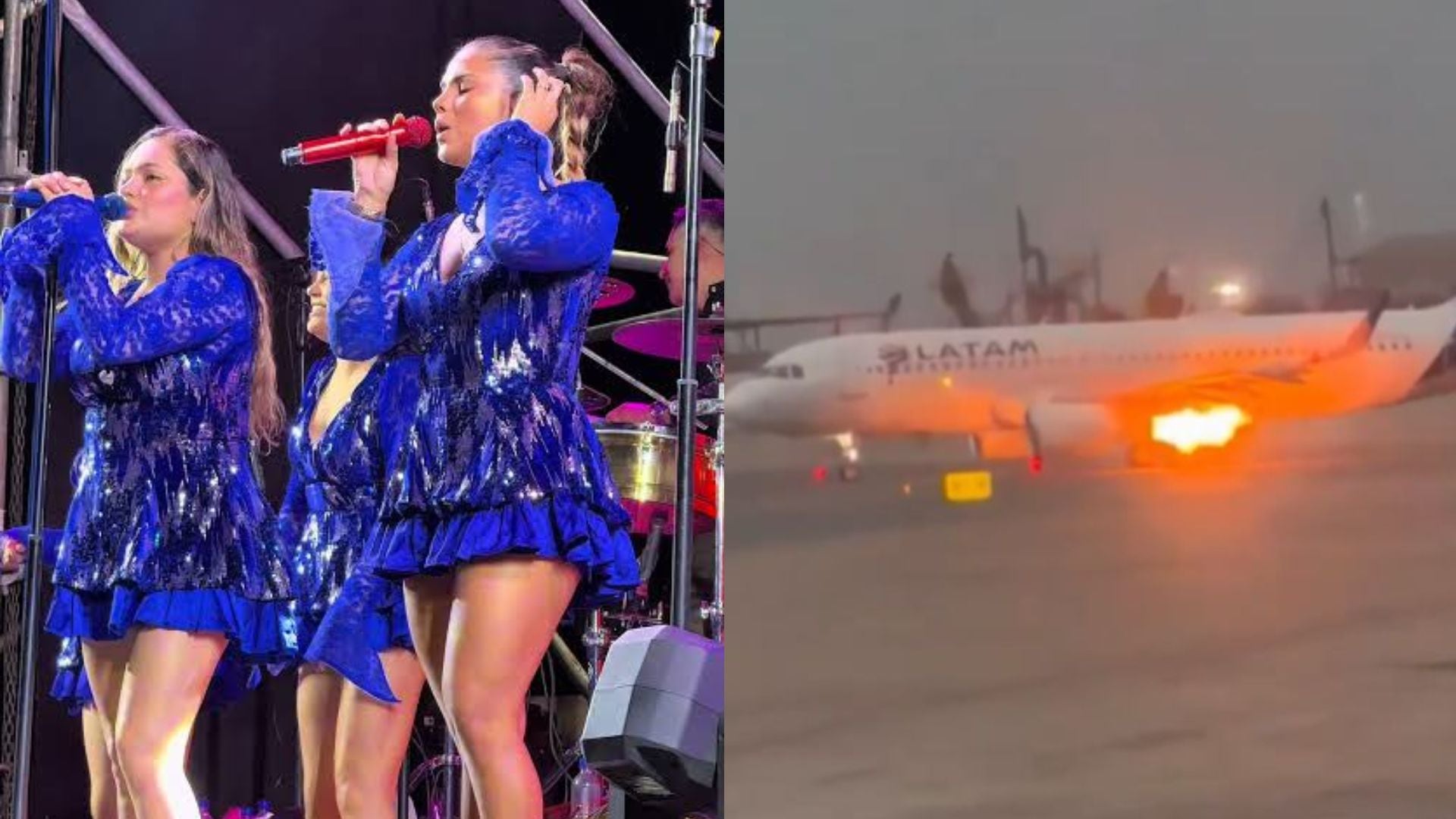 Lesly Águila y Susana Alvarado, de Corazón Serrano, estaban en avión de LATAM que se incendió en el Jorge Chávez