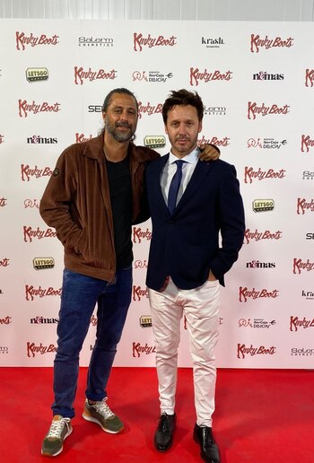 Benjamín Vicuña y Hugo Silva