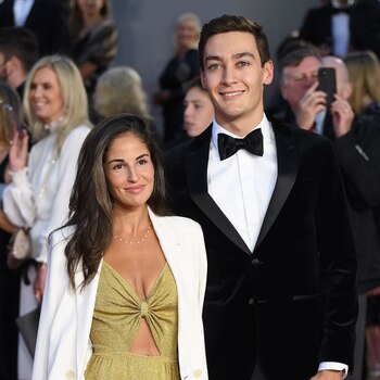 Con su pareja Carmen Montero